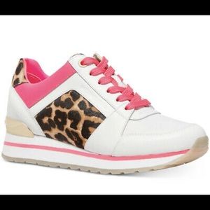 Michael Kors Billie Trainer Cheetah Print Sneaker